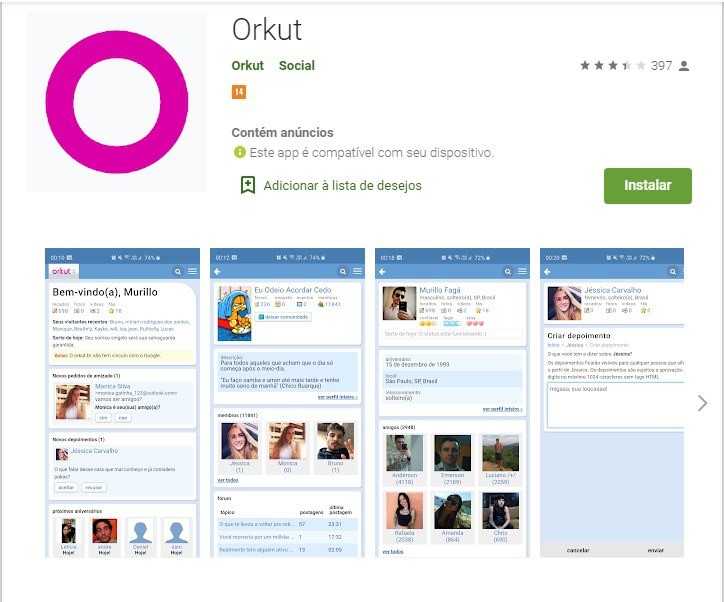 o orkut está de volta 1